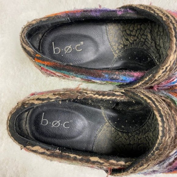 Unique B.O.C. Nadiyya Multicolor Yarn Clogs Size 8M‎ - Picture 10 of 11